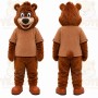 Brown Bear Hoodie Mascot Costume