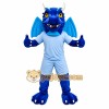Blue Dragon Mascot Costume