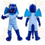 Blue Dragon Mascot Costume