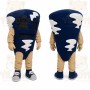 Blue Tornado Mascot Costume