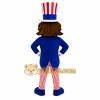 Patriotic Uncle Sam Mascot Costume