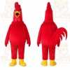 Red Rooster Mascot Costume
