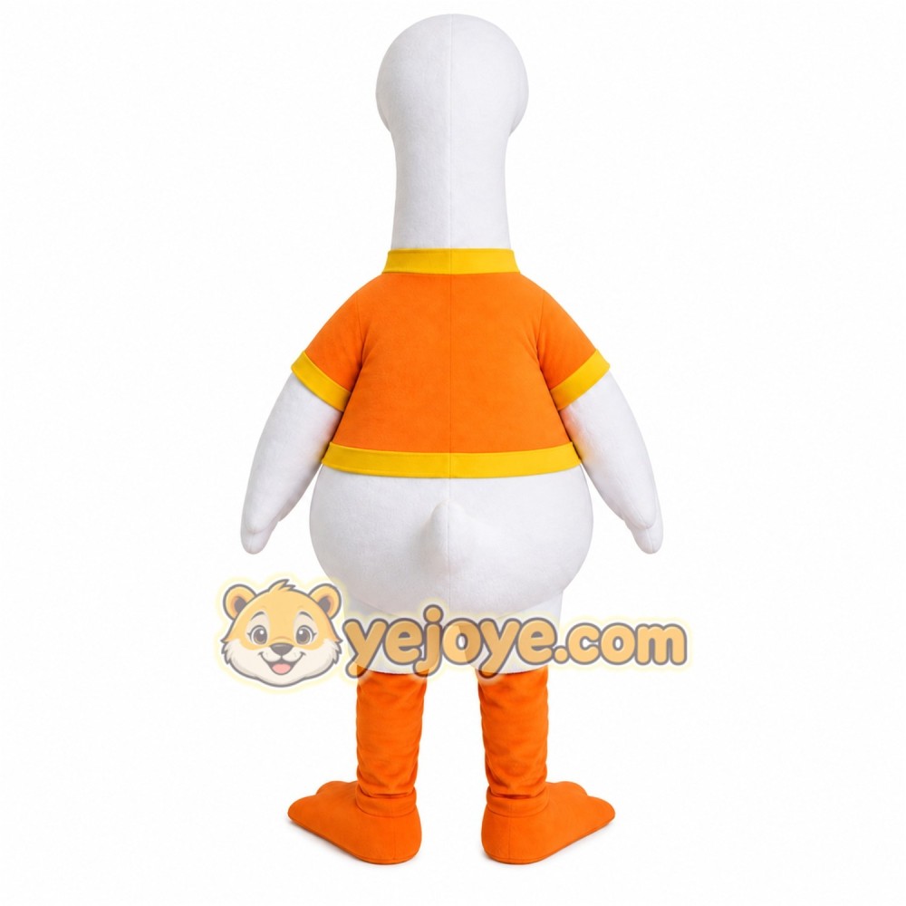 White Goose Mascot Costume