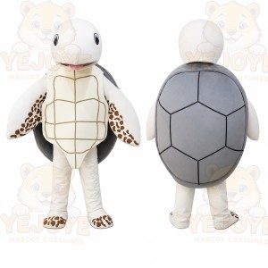 White Turtle Mascot Costume