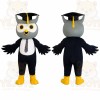 Black Owl Mascot Costume