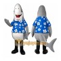 Gray Shark Shirt Mascot Costume