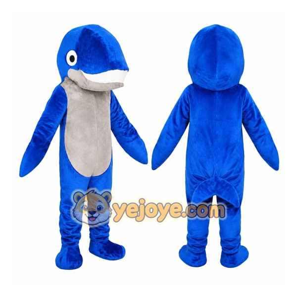 Blue Whale Mascot Costume
