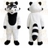 Black White Raccoon Mascot Costume