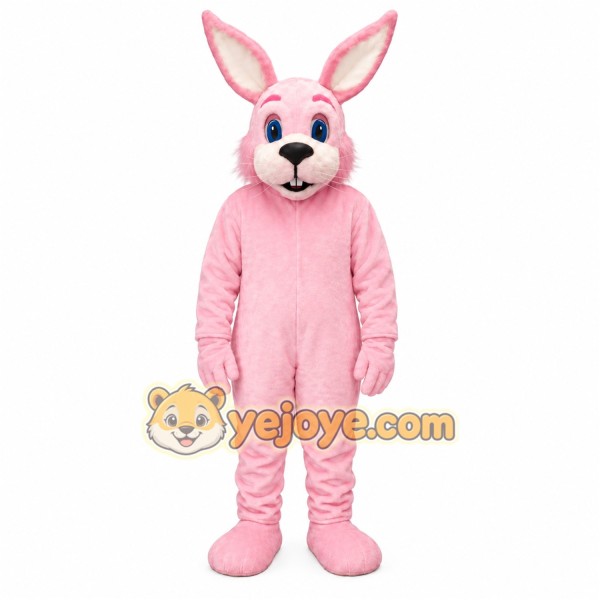 Pink Rabbit Mascot Costume