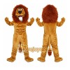 Tan Lion Mascot Costume