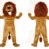 Tan Lion Mascot Costume