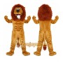 Tan Lion Mascot Costume
