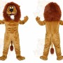 Tan Lion Mascot Costume