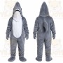 Gray Shark Mascot Costume