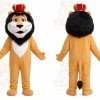 Orange Lion Mascot Costume