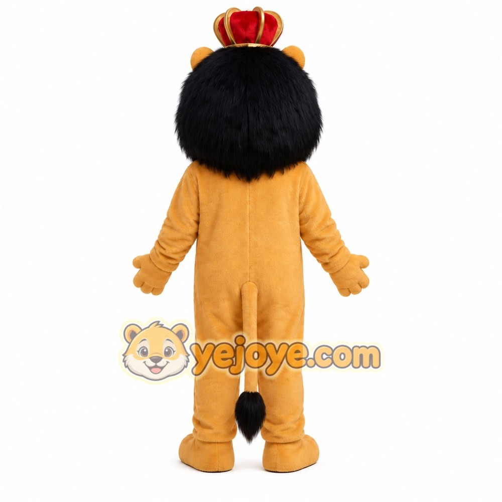 Orange Lion Mascot Costume Orange Lion Mascot Costume