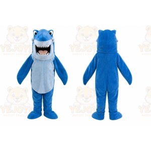 Blue Shark Mascot Costume