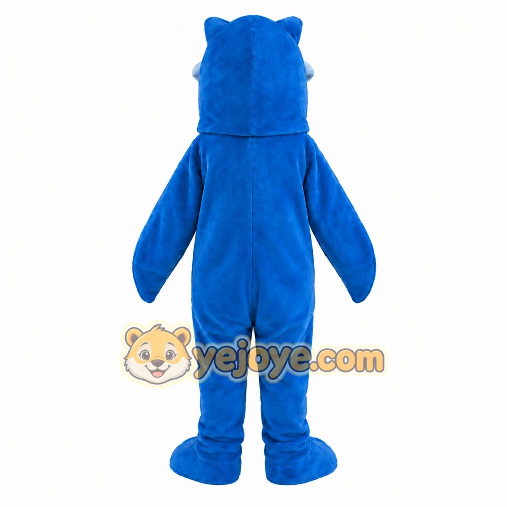 Blue Shark Mascot Costume Blue Shark Mascot Costume