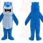 Blue Shark Mascot Costume