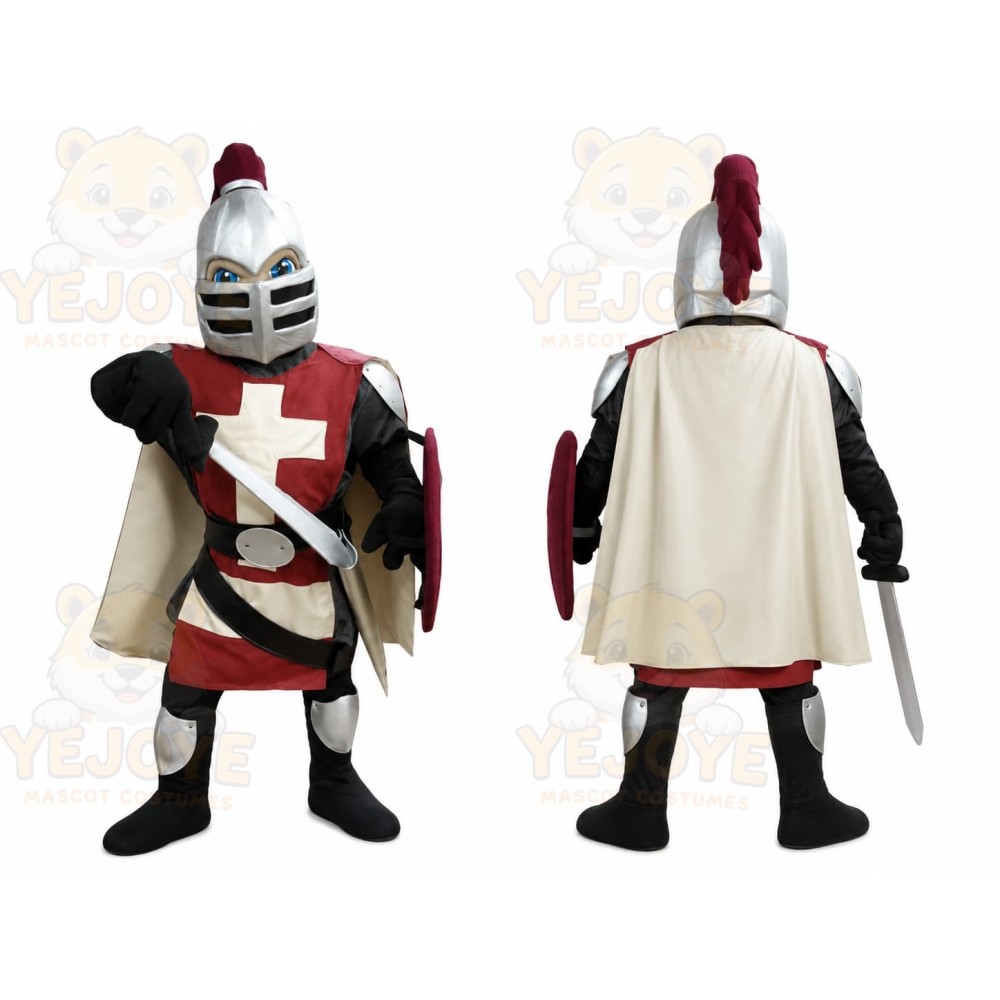 Black Knight Mascot Costume
