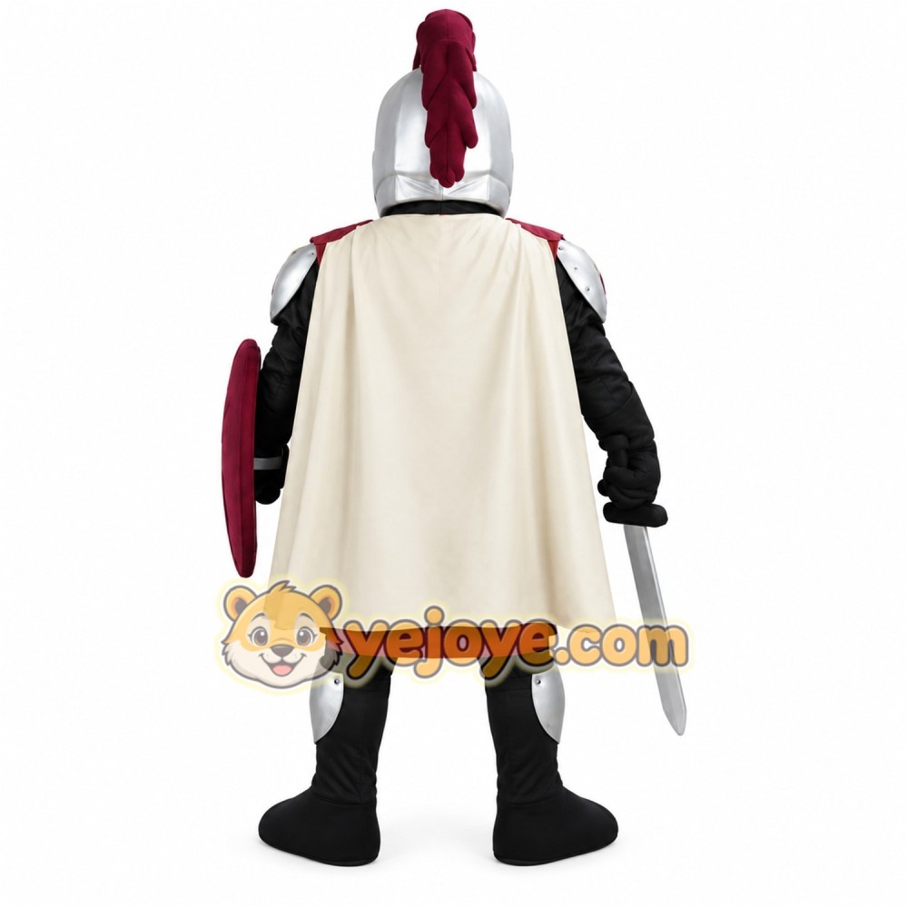 Black Knight Mascot Costume Black Knight Mascot Costume