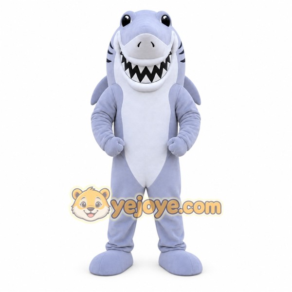 White Shark Mascot Costume