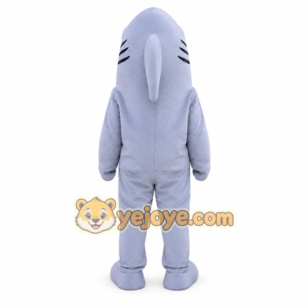 White Shark Mascot Costume White Shark Mascot Costume