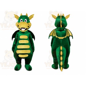 Green Dragon Mascot Costume
