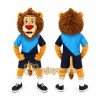 Blue Outfit Lion Mascot Costume