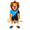 Blue Outfit Lion Mascot Costume