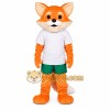 Orange Fox Mascot Costume Orange Fox Mascot Costume