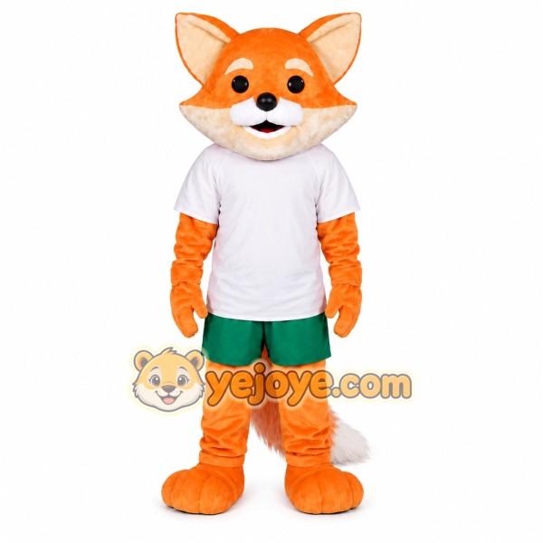 Orange Fox Mascot Costume