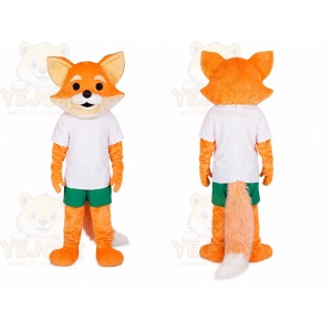 Orange Fox Mascot Costume