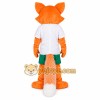 Orange Fox Mascot Costume Orange Fox Mascot Costume