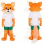 Orange Fox Mascot Costume