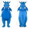 Blue Dragon Mascot Costume