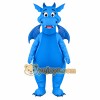 Blue Dragon Mascot Costume Blue Dragon Mascot Costume