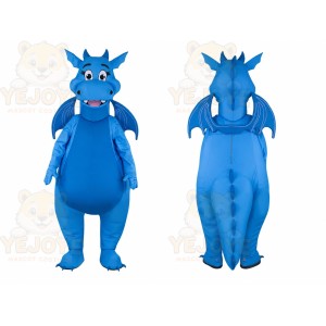Blue Dragon Mascot Costume