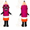 Pink Pencil Mascot Costume
