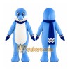 Blue Dolphin Mascot Costume Blue Dolphin Mascot Costume
