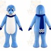 Blue Dolphin Mascot Costume