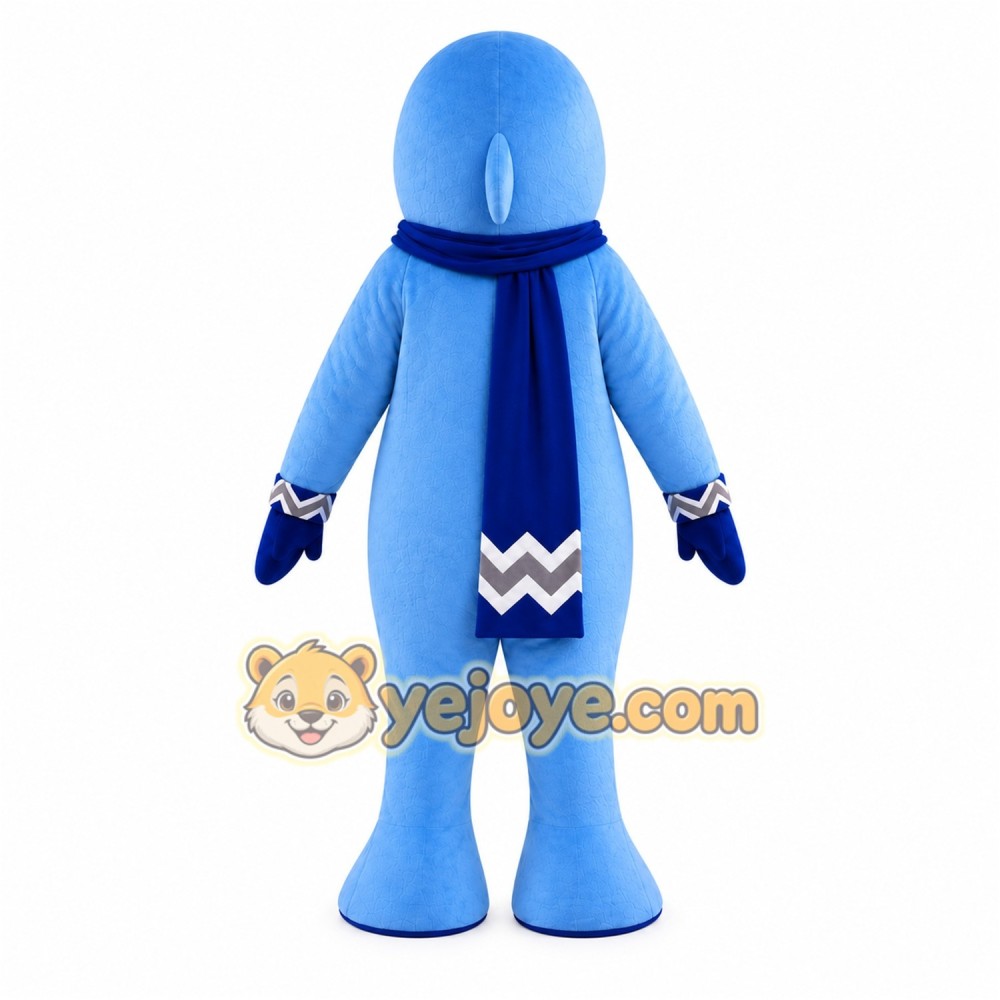 Blue Dolphin Mascot Costume Blue Dolphin Mascot Costume