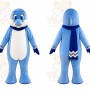 Blue Dolphin Mascot Costume