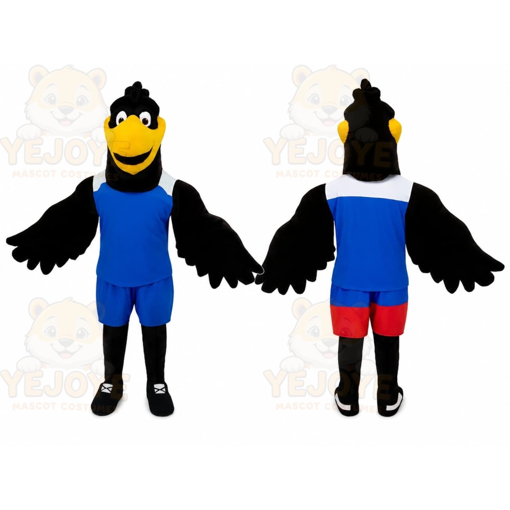 Black Bird Sports Mascot Costume