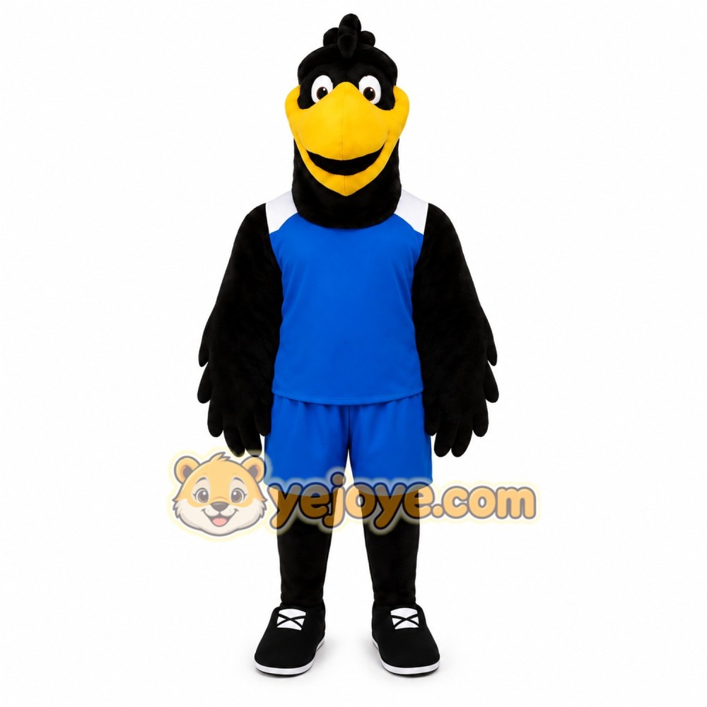 Black Bird Sports Mascot Costume