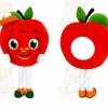 Red Apple Mascot Costume