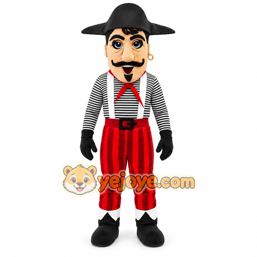 Pirate Man Mascot Costume