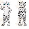White Leopard Mascot Costume