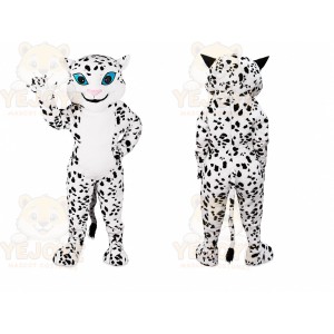 White Leopard Mascot Costume