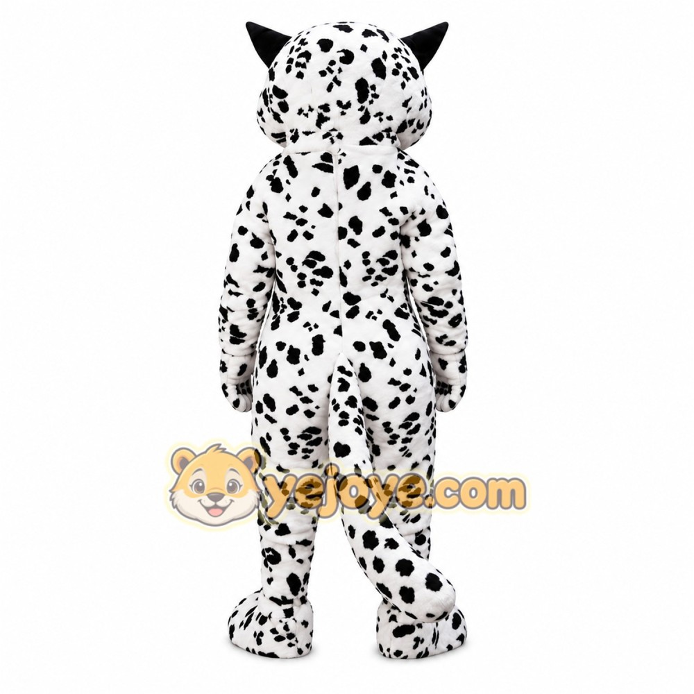 White Leopard Mascot Costume White Leopard Mascot Costume